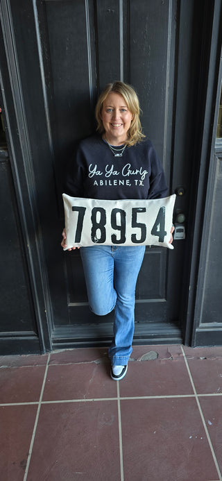 Zip Code Pillow