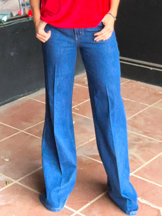 Level 99 Marcel Mid Rise Wide Leg Icon