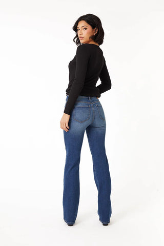Elle Bootcut Jean Dashing Blue