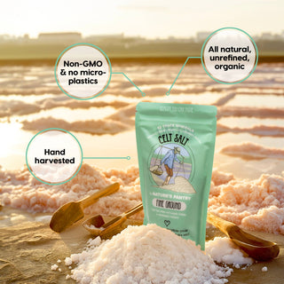 Celtic Sea Salt, Fine Ground - 1/2 lb (8 oz) Resealable Bag
