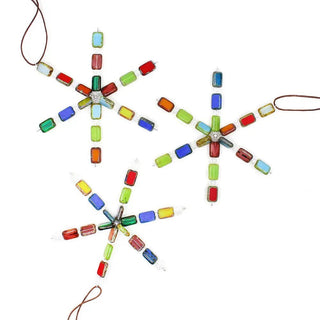 Beaded Snowflake Ornaments - Ya Ya Gurlz