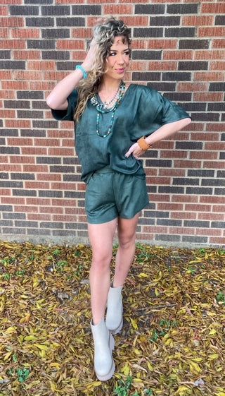 Carli Suede Shorts - Ya Ya Gurlz