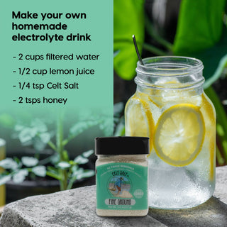 Celtic Sea Salt, Fine Ground - 1/2 lb (8 oz) Resealable Bag