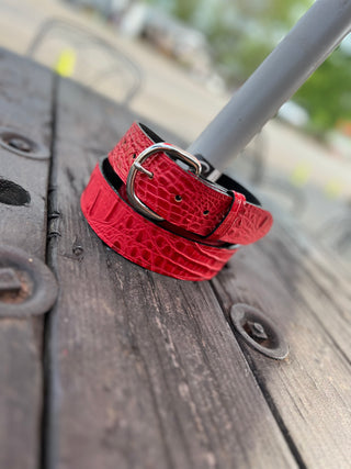 Embossed Leather Belts